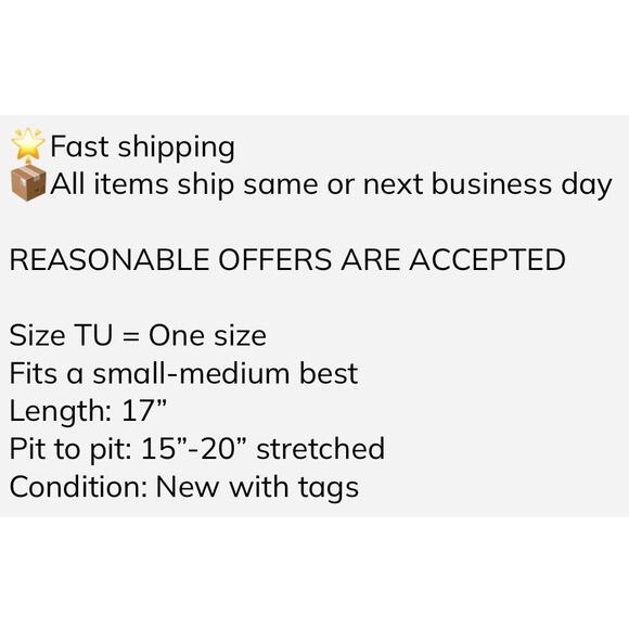 Anna Dani Rib Knit Crop Top OS Cream Black Stripe Scoop Neck Tank Chic New - Picture 2 of 8